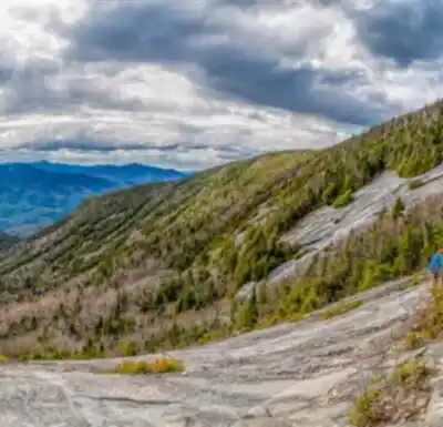 Hiking view of Big Slide Mountain, New York