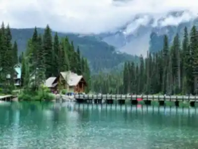 Vue en randonnée de Yoho National Park