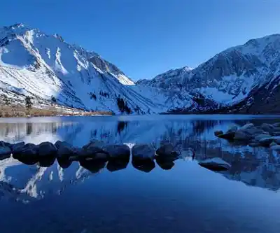 Hiking view of Bloody Mountain, California