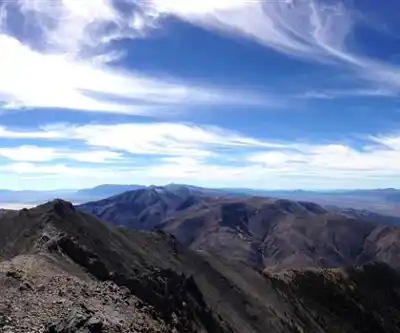 Bunker Hill, Nevada hiking trail - natural landscape