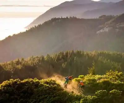 Salmon Mountain, California hiking trail - natural landscape