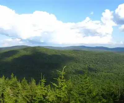 Sentier de randonnée Green Mountain, Vermont - paysage naturel