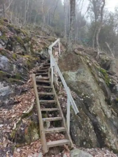 Hiking view of Mont Chagnon