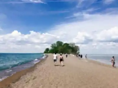 Hiking view of Point Pelee National Park High Point