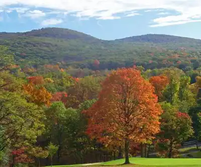 Black Rock, New York hiking trail - natural landscape