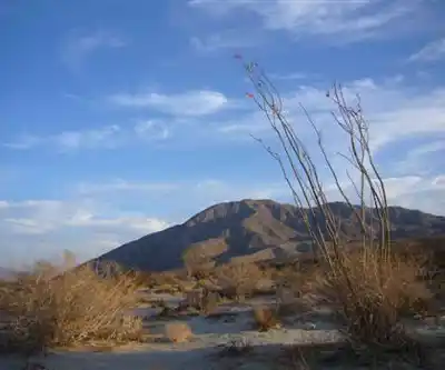 Coyote Mountain, California hiking trail - natural landscape