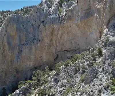 Clark Mountain, California hiking trail - natural landscape