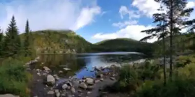 Hiking view of Mont Du Lac Des Cygnes