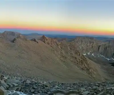 Mount Whitney, California hiking trail - natural landscape