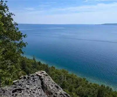 Lions Head, Ontario hiking trail - natural landscape