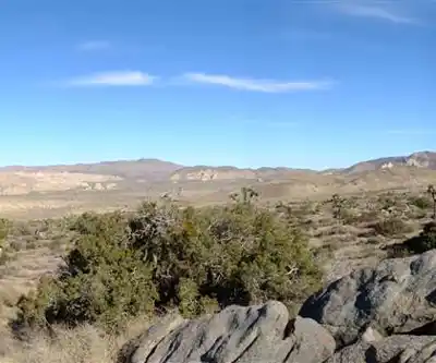 Quail Mountain, California hiking trail - natural landscape