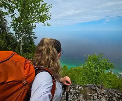 Hiking view of Bruce Peninsula National Park