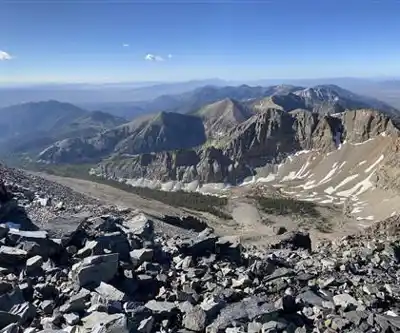 Wheeler Peak, Nevada hiking trail - natural landscape