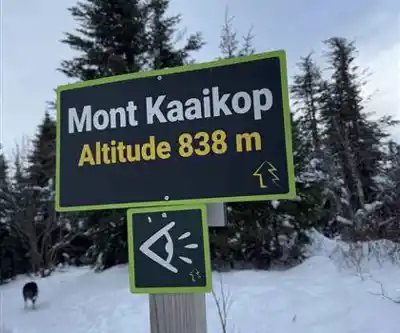 Hiking view of Mont Kaaikop