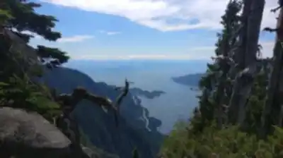 Hiking view of Saint Marks Summit
