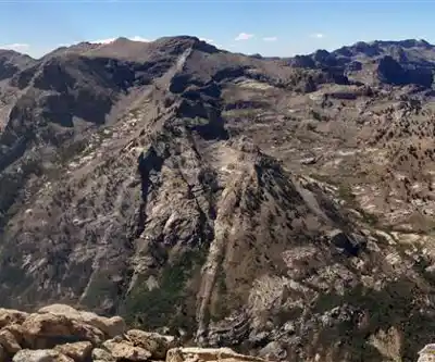 Verdi Peak, Nevada hiking trail - natural landscape