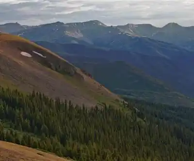 King Peak, California hiking trail - natural landscape