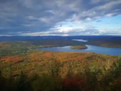 Mont Adstock hiking trail - natural landscape