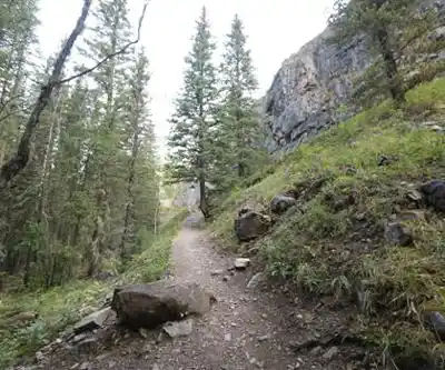 Sentier de randonnée White Buddha trailhead Kananaskis - paysage naturel