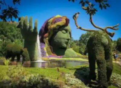 Vue en randonnée de Jardin botanique de Montréal