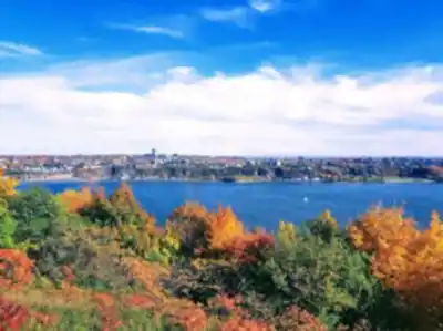 Vue en randonnée de Parc Des Champs-de-bataille