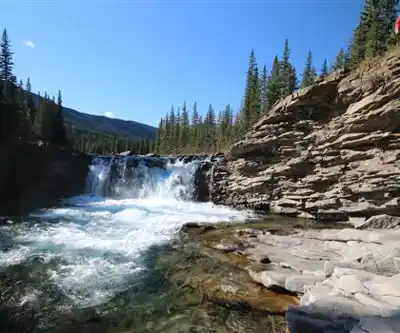 Sheep River Provincial Park - Kananaskis Country hiking trail - natural landscape