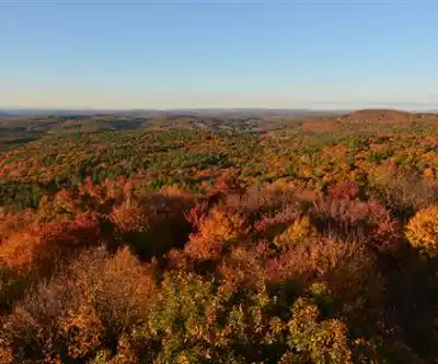 Beebe Hill State Forest hiking trail - natural landscape