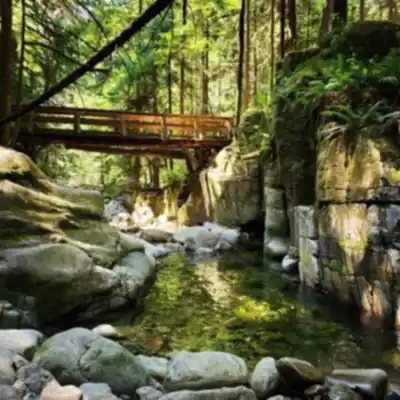 Paysage de Cypress Falls Park - randonnée pédestre