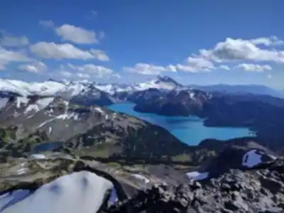 Vue en randonnée de The Black Tusk
