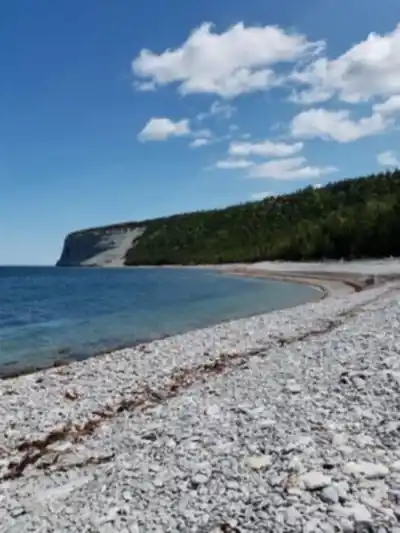 Sentier de randonnée Parc National D'anticosti - paysage naturel
