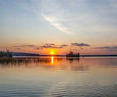 Aaron Provincial Park hiking trail - natural landscape