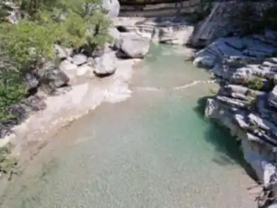 Sentier de randonnée Gorges de la Méouge - paysage naturel