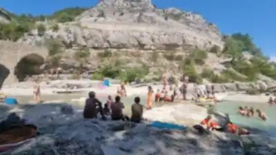 Vue en randonnée de Gorges de la Méouge