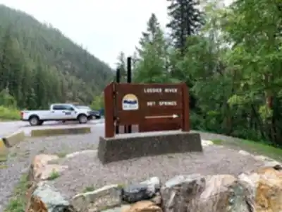 Explore Lussier Hot Springs trail