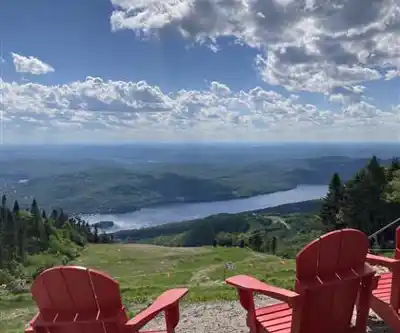 Paysage de Parc National Du Mont-tremblant - randonnée pédestre