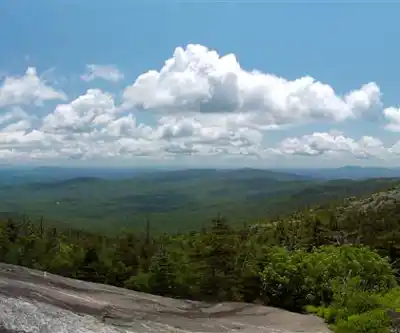 AMC Cardigan Lodge hiking trail - natural landscape