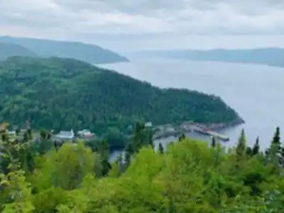 Sainte-Rose-Du-Nord hiking trail - natural landscape