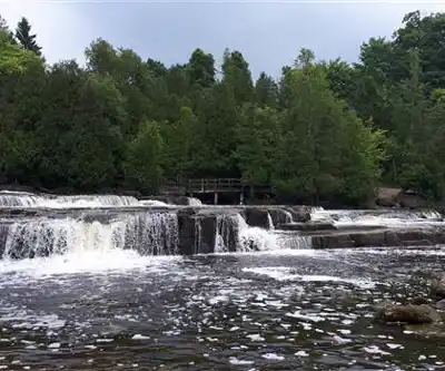 Sauble Falls Provincial Park hiking trail - natural landscape