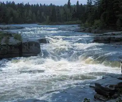 Sentier de randonnée Pabineau Falls - paysage naturel