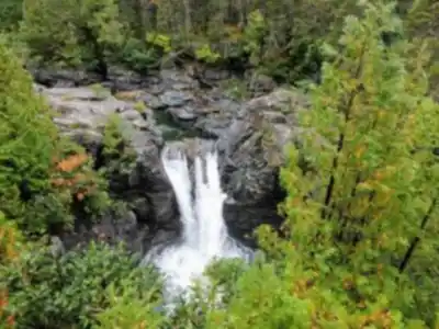 Paysage de Parc national de la Gaspésie - randonnée pédestre