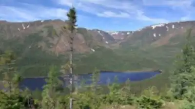 Vue en randonnée de Parc national de la Gaspésie