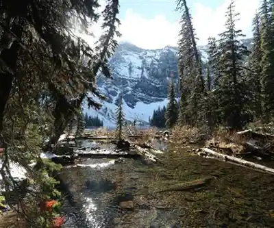 Elk Lakes hiking trail - natural landscape
