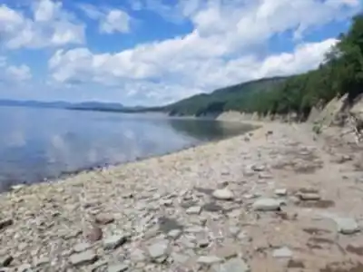 Vue en randonnée de Parc National De Miguasha