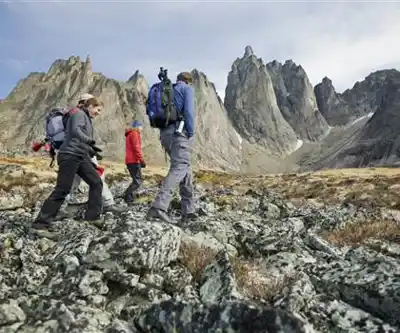 Sentier de randonnée Tombstone Territorial Park - paysage naturel
