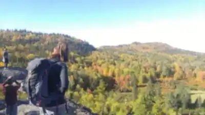 Les Collines D'alembert hiking trail - natural landscape