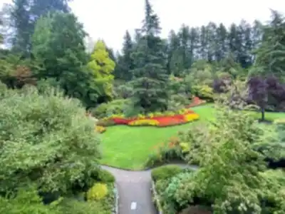 Butchart Gardens scenery - hiking