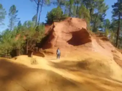 Vue en randonnée de Le Sentier des Ocres