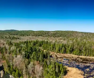 Manitou Mountain - Barrett Chute Trailhead hiking trail - natural landscape