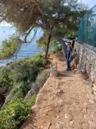 Hiking view of Sentier du Littoral