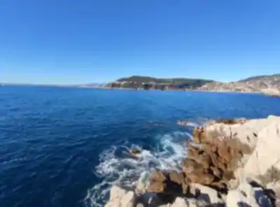 Sentier du Littoral hiking trail - natural landscape